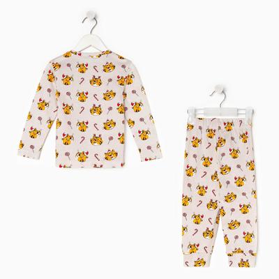 Пижама детская новогодняя KAFTAN Happy Holidays, размер 30 (98-104 см)