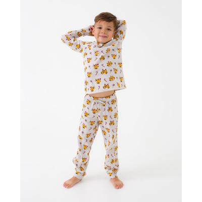 Пижама детская новогодняя KAFTAN Happy Holidays, размер 30 (98-104 см)