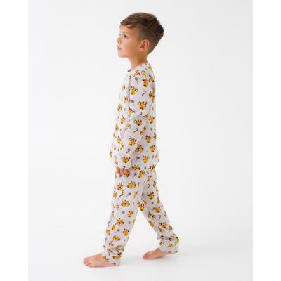 Пижама детская новогодняя KAFTAN Happy Holidays, размер 30 (98-104 см)