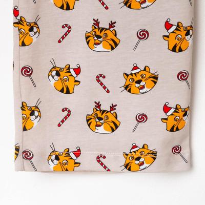 Пижама женская (футболка, брюки) KAFTAN Cats, размер 48-50, серая