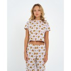 Пижама женская (футболка и брюки) KAFTAN Cats р. 48-50, серый - фото 57948697