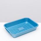 Туалет перламутровый средний с сеткой 36×26×6.5 см голубой - Фото 3