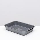 Туалет перламутровый средний с сеткой 36 х 26 х 6,5 см серебристый - Фото 1