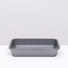 Туалет перламутровый средний с сеткой 36 х 26 х 6,5 см серебристый - Фото 2