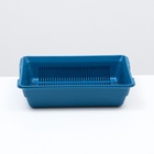 Туалет глубокий с сеткой 36×25×9 см, синий - Фото 3