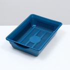 Туалет глубокий с сеткой 36×25×9 см, синий - Фото 4