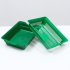 Туалет глубокий с сеткой 36 х 25 х 9 см, зеленый - Фото 4