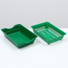 Туалет глубокий с сеткой 36 х 25 х 9 см, зеленый - Фото 5