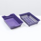Туалет глубокий с сеткой 36 х 25 х 9 см, фиолетовый - Фото 5