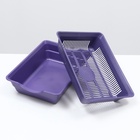 Туалет глубокий с сеткой 36×25×9 см, фиолетовый - Фото 5