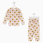 Пижама новогодняя детская: лонгслив, брюки, KAFTAN: Happy Holidays, рост 86-92 см - Фото 4
