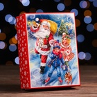 Подарочная новогодняя коробка сборная «Зимние забавы», 16.5×12.5×5.2 см - Фото 2