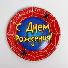 Посуда бумажная одноразовая «С днем рождения», на 6 персон - Фото 4