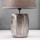 Лампа настольная 16616/1GY E14 40Вт серый 22,5х22,5х34 см - фото 806284518