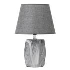 Лампа настольная 16616/1GY E14 40Вт серый 22,5х22,5х34 см - фото 806284520