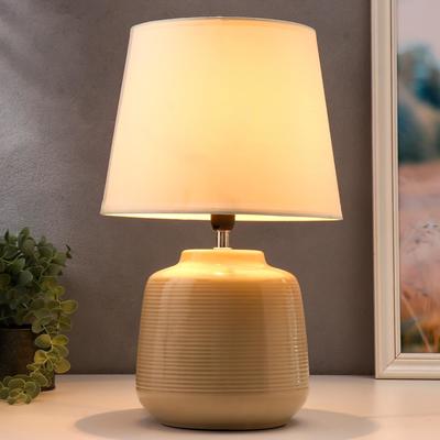 Лампа настольная RISALUX 16619/1WT, E14, 40 Вт, белая, 28×28×41 см