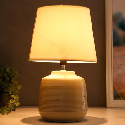 Лампа настольная RISALUX 16619/1WT, E14, 40 Вт, белая, 28×28×41 см