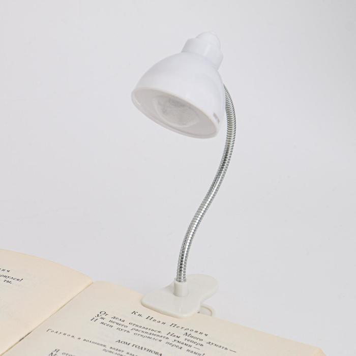 Фонарь-лампа для чтения, 2 led, AG13, h-20 см, d-4 см - фото 1905835062