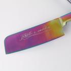 Нож с цветной гальваникой «Готовь с любовью», 28,5 х 5,2 см - Фото 5