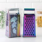 Терка с цветной гальваникой, 10,5 х 23,7 см - Фото 1