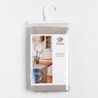 Дорожка "Этель" 130х35 см, цв. кофейный, 100% хлопок, 163 г/м2 - фото 24069385