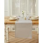 Дорожка "Этель" 130х35 см, цв. серый, 100% хлопок, 163 г/м2 - фото 24069387