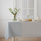 Скатерть «Этель», 240×165 см, серо-синяя, 100% хлопок, 163 г/м² - фото 32234679