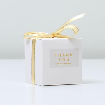 Коробка подарочная, упаковка, «Думаю о тебе», 5.5×5.5×5.5 см