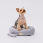 Лежанка с косточкой, 40 х 40 см, серая - Фото 4