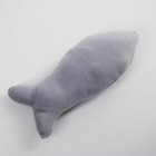 Лежанка с рыбкой, 40 х 40 см, серая - Фото 4