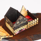 Чайный домик новогодний «Пусть все желания сбудутся», 15.5 х 9 х 11.1 см. - Фото 2