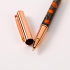 Ручка «Лучший учитель», фурнитура розовое золото, металл, синяя паста, 1.0 мм - Фото 5