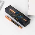 Ручка «С Днем Учителя», фурнитура розовое золото, металл, синяя паста, 1.0 мм - Фото 2