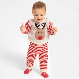 Костюм детский вязаный «Крошка Я. Олень», рост 86-92 см 6909629