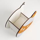 Ящик подарочный деревянный блестящий «Шар звездочки», упаковка, золото, 18.8×9.8×15.5 см - Фото 4