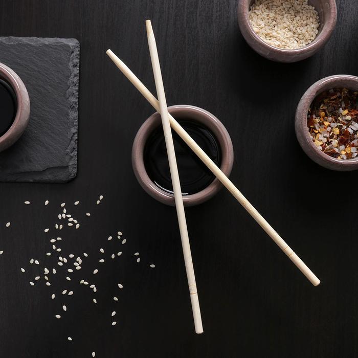 Палочки для суши, h=19,5 см, в индивидуальной упаковке, бамбук - фото 1889636726