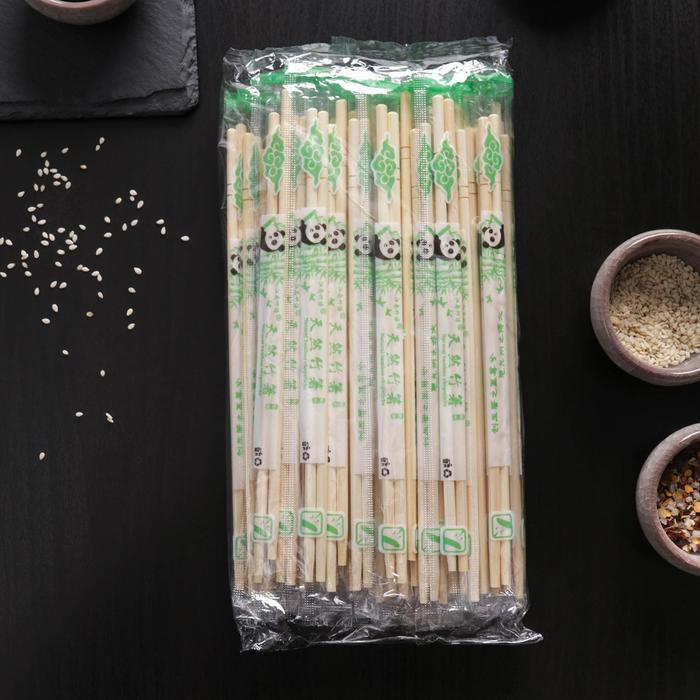 Палочки для суши, h=19,5 см, в индивидуальной упаковке, бамбук - фото 1908743557