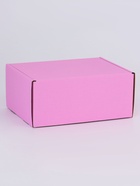 Коробка самосборная, розовая, для подарков, хранения и отправки посылок, 22×16.5×9.5 см - Фото 5