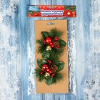 Ёлочные игрушки 2 шт. «Зимнее волшебство. Зимнее чудо» пластик, шарики ягодки, 12×11 см - Фото 3