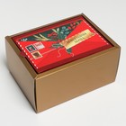 Коробка подарочная новогодняя складная «Новогодняя почта», 20 х 15 х 10 см, Новый год - фото 43585584