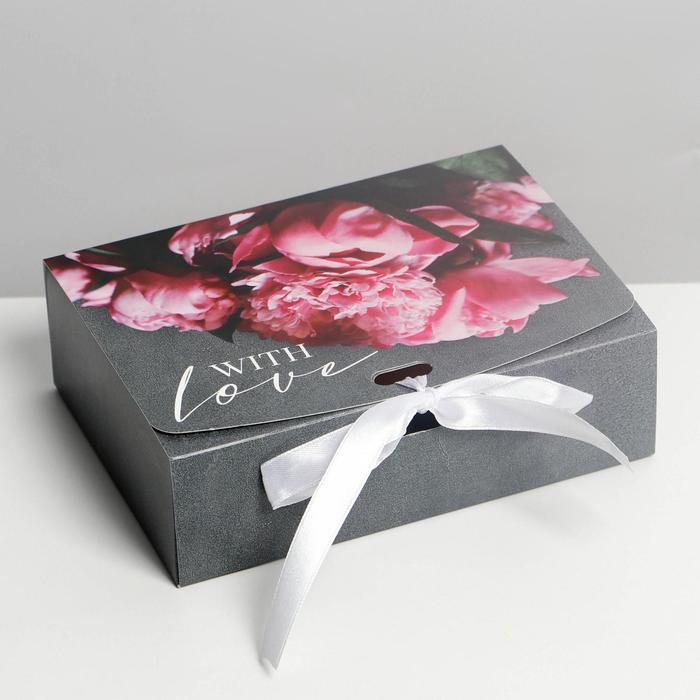 Коробка подарочная складная, упаковка, «Present», 16.5 х 12.5 х 5 см - фото 1927743183