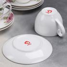 УЦЕНКА Сервиз чайный Доляна «Роза»,10 предметов: 5 чашек 250 мл, 5 блюдец d=15 см - Фото 3