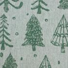 Набор полотенец «Этель. Ёлочки», 40×60 см -2 шт., зелёный, 100% хлопок 6897138