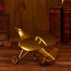 Сувенир "Самолёт" алюминий 25,4х30,5х16,5 см (латунное покрытие) 5087668