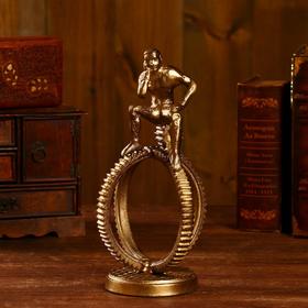 Сувенир "Мыслитель" алюминий 18,4х18,4х31,8 см (латунное покрытие) 5087669