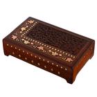 Шкатулка резная «Соцветие», 25×15×7 см, дерево - Фото 4