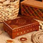 Шкатулка «Клеменс», 20×12×6 см, дерево - Фото 1