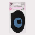 Набор заплаток для одежды, термоклеевые, 9 шт., чёрный, синий - Фото 4