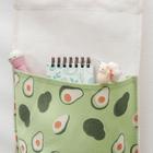 Органайзер подвесной с карманами Доляна «Авокадо», подвесной, 3 отделения, 59×20 см, цвет зелёный - фото 24284860