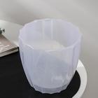 Кашпо для цветов со вставкой «Флюте», 1.9 л, прозрачное - Фото 2